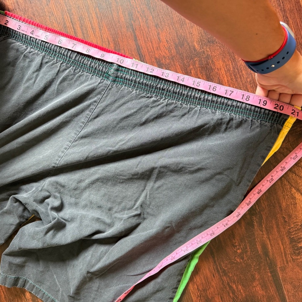 Vintage Cross Colours Shorts S/M‎ Color Block 90s Streetwear Hip Hop - Picture 7 of 12